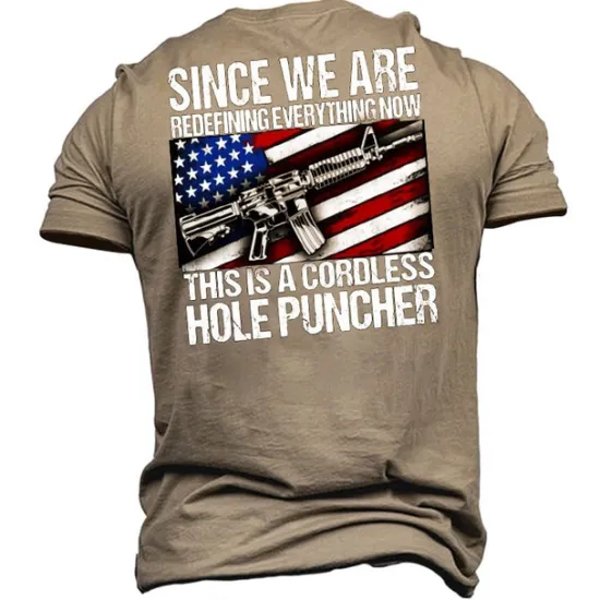 Online OUKU Veterans Day Men's Patriot Patriotic Veteran Graphic Flag Letter T shirt Slogan T Shirts Short Sleeve T shirt 3D Print Crew Neck Shirt Vintage Fashion Designer Outdoor Casual Daily Black Army Green