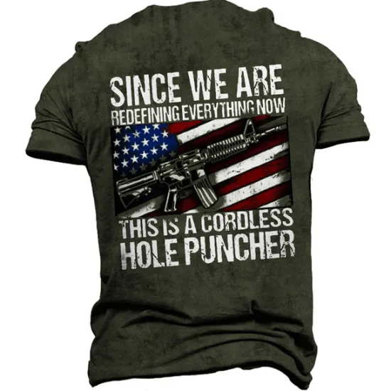 Online OUKU Veterans Day Men's Patriot Patriotic Veteran Graphic Flag Letter T shirt Slogan T Shirts Short Sleeve T shirt 3D Print Crew Neck Shirt Vintage Fashion Designer Outdoor Casual Daily Black Army Green