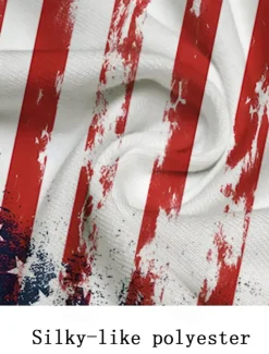 New OUKU Veterans Day Men's Patriot Patriotic Veteran American US Flag T Shirt Vest Top Sleeveless T shirt 3D Print Crew Neck Shirt Vacation Casual Hawaiian Holiday White 1 White Summer Spring Clothing