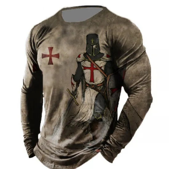 Best OUKU Veterans Day Men's Patriot Patriotic Veteran Graphic Prints American Flag National Flag T shirt Distressed T Shirt Long Sleeve T shirt 3D Print Crew Neck Shirt Vintage Sports Designer Outdoor Street